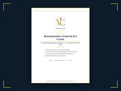 Bookkeeping Starter Kit