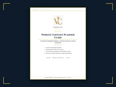 Website Content Planner